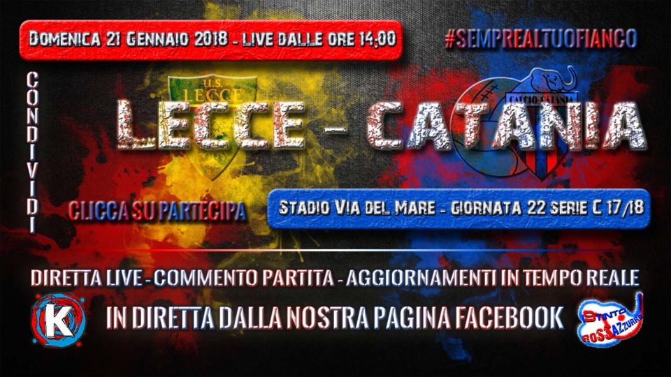 lecce - catania - serie c