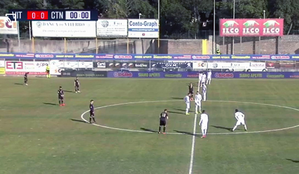 Viterbese - Catania 2-0 - molto rumore per nulla