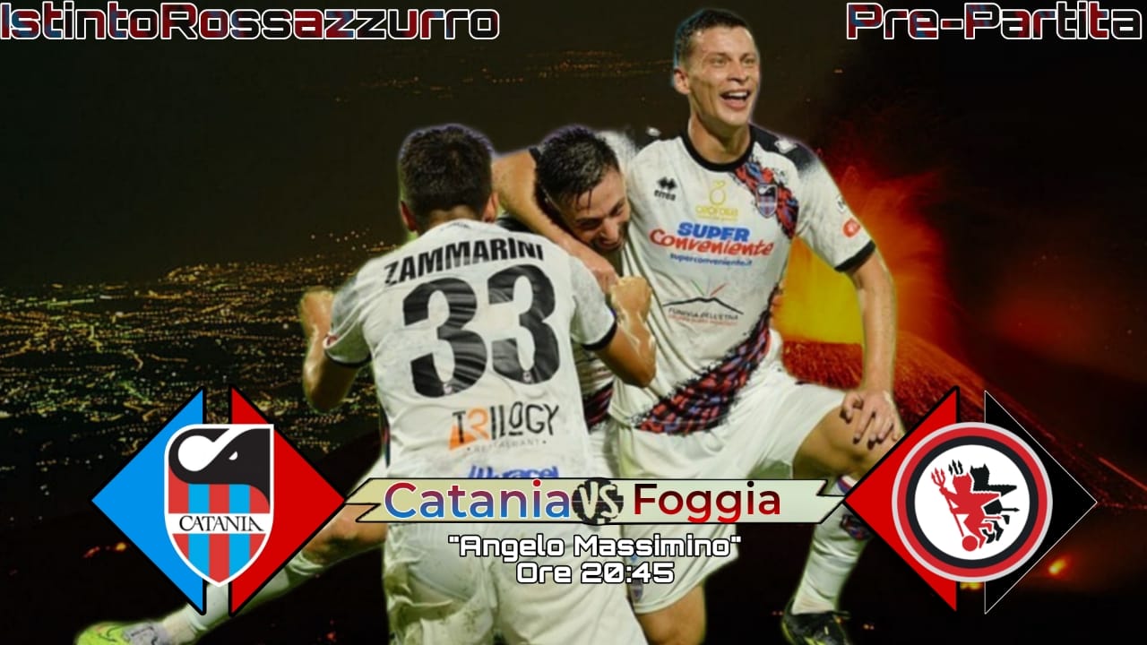 Pre partita Catania Foggia
